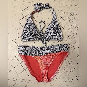 Tommy Bahama‎ two piece swimsuit with reversible top S